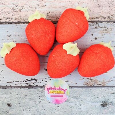 Giant Marshmallow Strawberry - Pack of 5