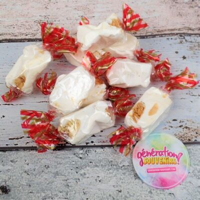 Papillote nougat aux amandes - Lot de 10