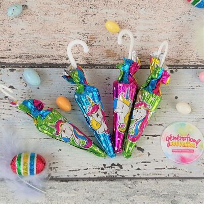 Unicorn Chocolate Umbrellas - Set of 4