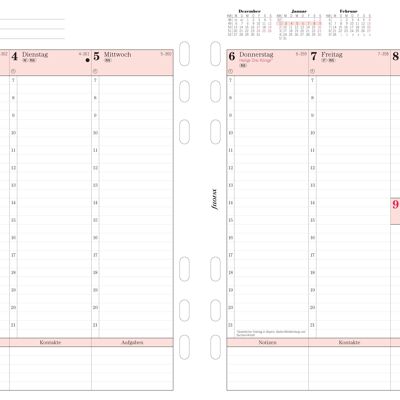 A5 Professional 1 Woche auf 2 Seiten (deutsch) 2022