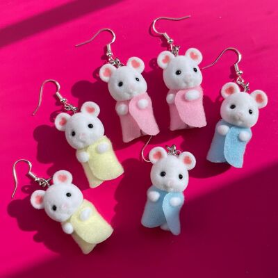 Sylvanian Families Boucles d'Oreilles Bébé