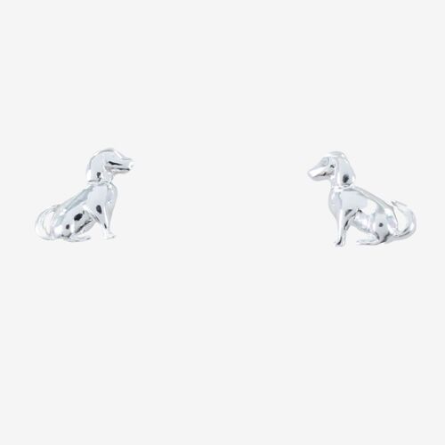 Sitting Dog Stud Earrings