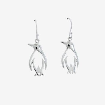 Boucles d'Oreilles Pendantes Pingouin Parfait