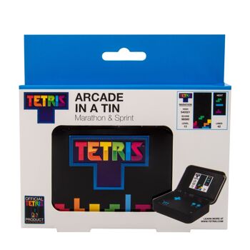 Jeu d'arcade Tetris dans une boîte de conserve 7