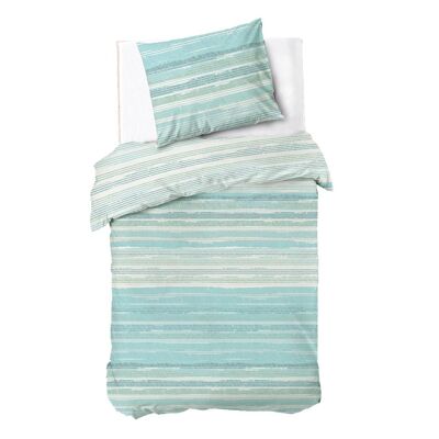 Copripiumini Dindi 'Beachy stripes' - 140x220+20cm