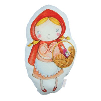 Coussin Petit Chaperon Rouge, taille 30x60 cm