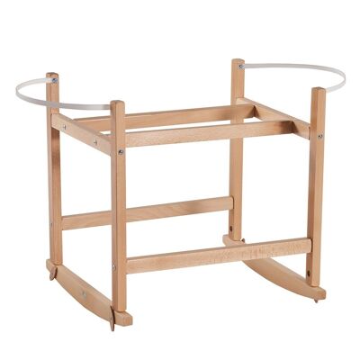 Moset basket stand - RockingBaby Stand  - colorless lacquer