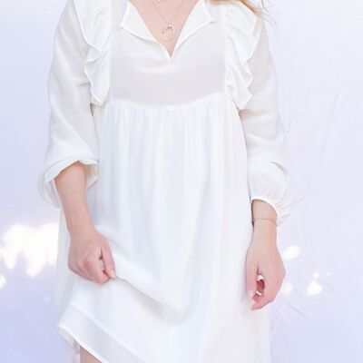 weißes Adelaide-Kleid