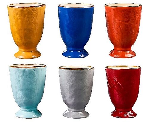 Colored Glass - Set of 6
