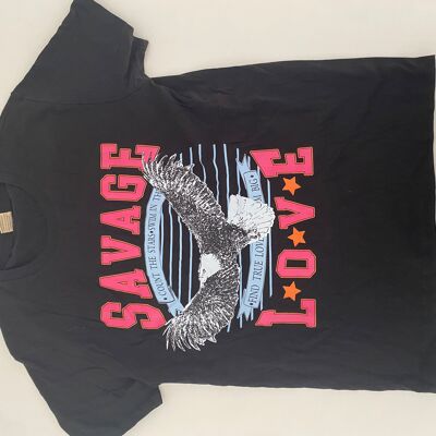 TEE SHIRT NOIR SAVAGE LOVE S