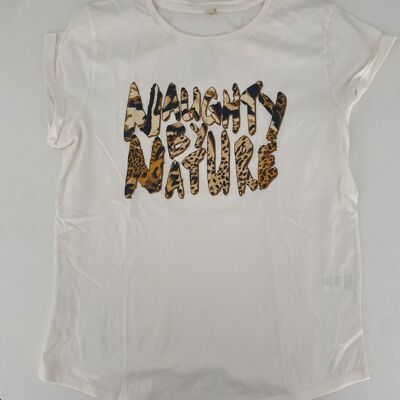 NAUGHTY BY NATURE WHITE T-SHIRT L