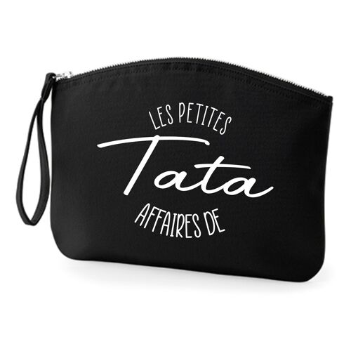 Trousse "Les petites affaires de Tata" noire