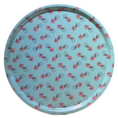 Wooden tray: Shrimps 49cm