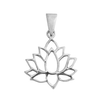 Joli pendentif fleur de lotus