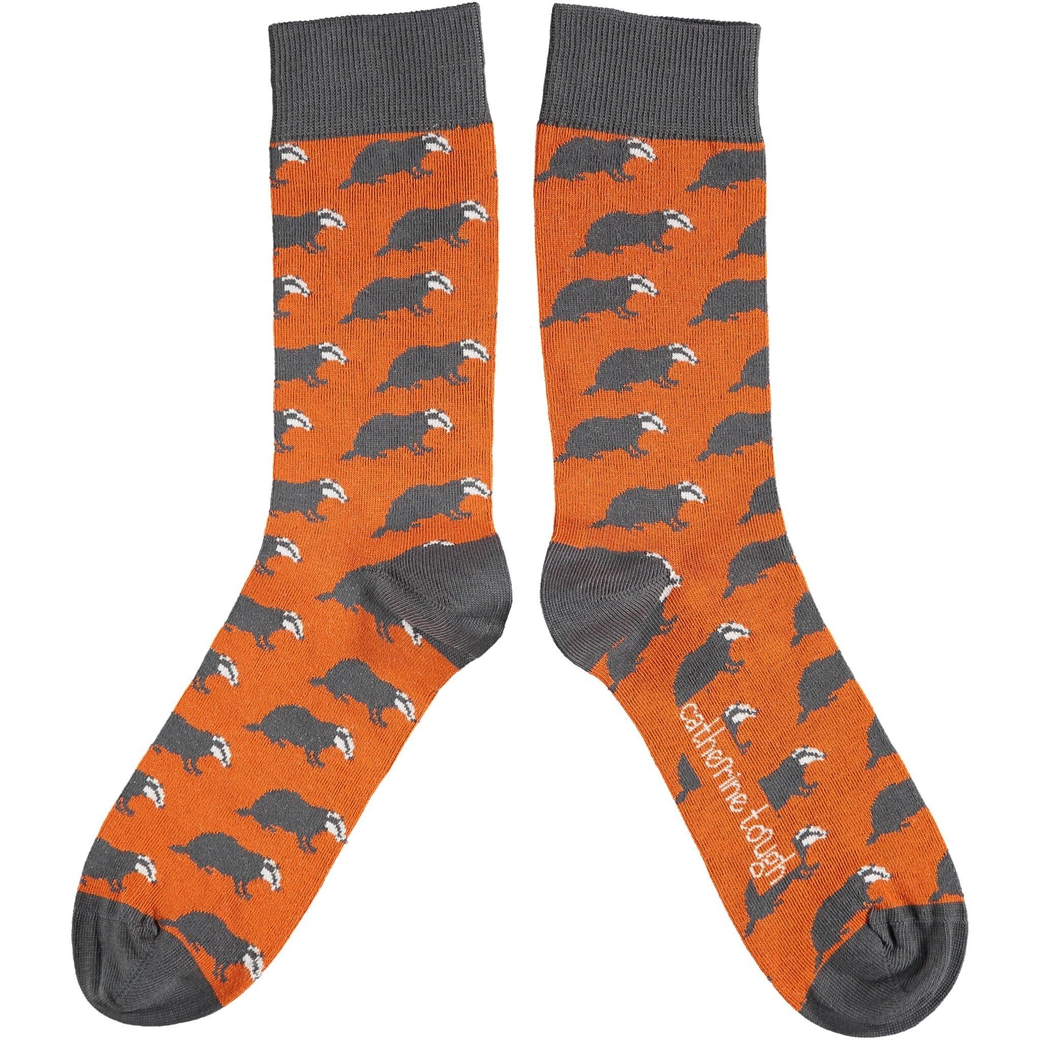 Buy wholesale Men's Organic Cotton Crew Socks - BADGERS - rusty