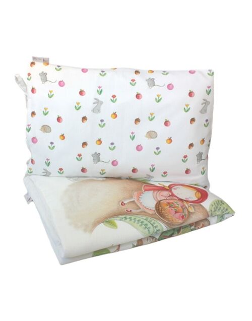 Bedding for baby, 3 el. set Little Red Riding Hood 80x100 cm