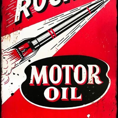 Plaque metal Rocket Motor Oil