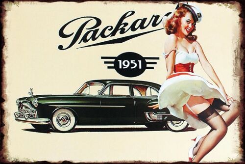 Plaque metal Packard 1951