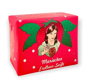 Savon artisanal aux fraises « Mariechen » 1