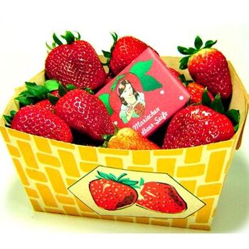 Savon artisanal aux fraises « Mariechen » 2