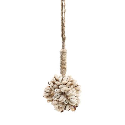 The Door Shell Cowrie Tassel - Natural