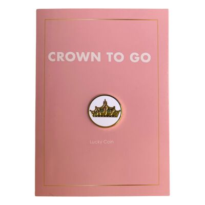 Crown to Go - Grußkarte mit Crown to Go Münze