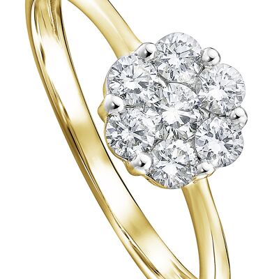 Reese Created Brilliance 9ct Yellow Gold 0.46ct