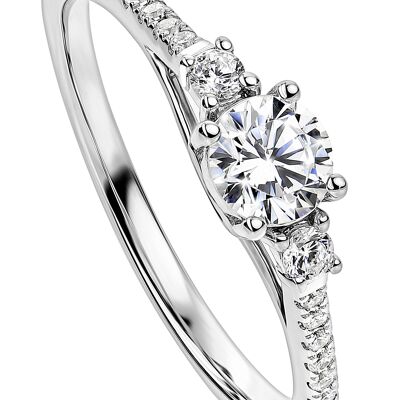 Olivia Created Brilliance Oro blanco de 9 ct 0.45 ct