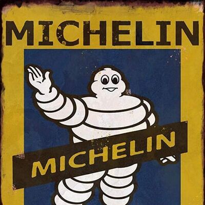 Plaque metal Michelin Tyre services