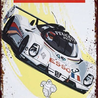 Placa de metal Le Mans 1993