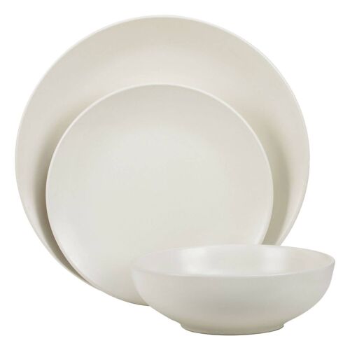 12pc Cream Dinner Set