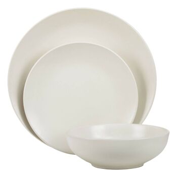 12pc Cream Dinner Set 1