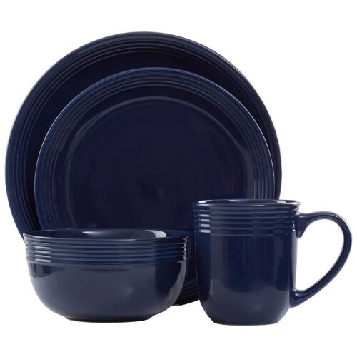 16pc Dark Blue Dinner Set