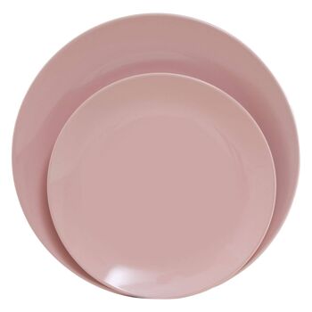 16pc Pink Dinner Set 8