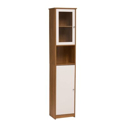 2 Door Oak Effect Floorstanding Cabinet