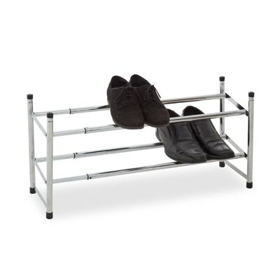 2 Tier Extendable Shoe Rack