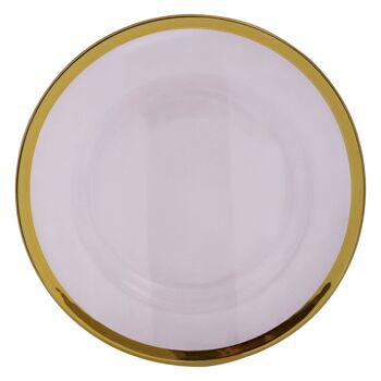 27cm Dinner Plate with Gold Rim 1