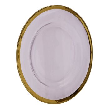 27cm Dinner Plate with Gold Rim 3