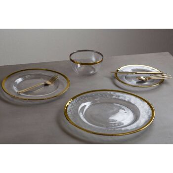27cm Dinner Plate with Gold Rim 5