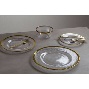 27cm Dinner Plate with Gold Rim 10