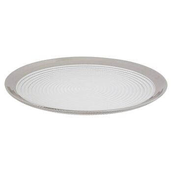 27cm Embossed Coupe Dinner Plate 8