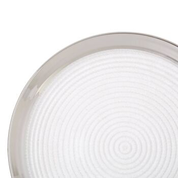27cm Embossed Coupe Dinner Plate 10