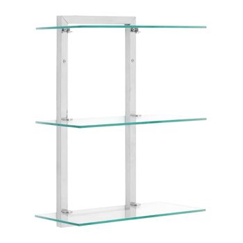 3 Tier Shelf Unit with Rectangle Frame 2