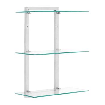 3 Tier Shelf Unit with Rectangle Frame 3