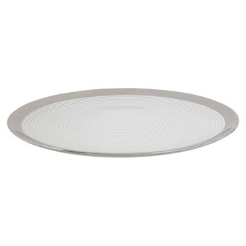 32cm Embossed Coupe Charger Plate 8