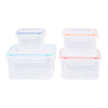 4pc Square Food Containers 6