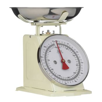 5kg Cream Retro Kitchen Scale 5