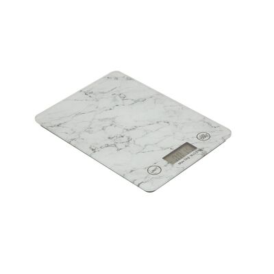 5kg Rectangular Marble Effect Kitchen Scale