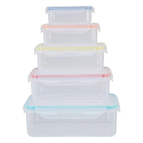 Buy wholesale 5pc Rectangular Food Containers