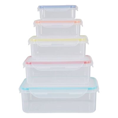 5pc Rectangular Food Containers